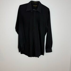 Geoffrey Beene Black Dress Shirt for Men